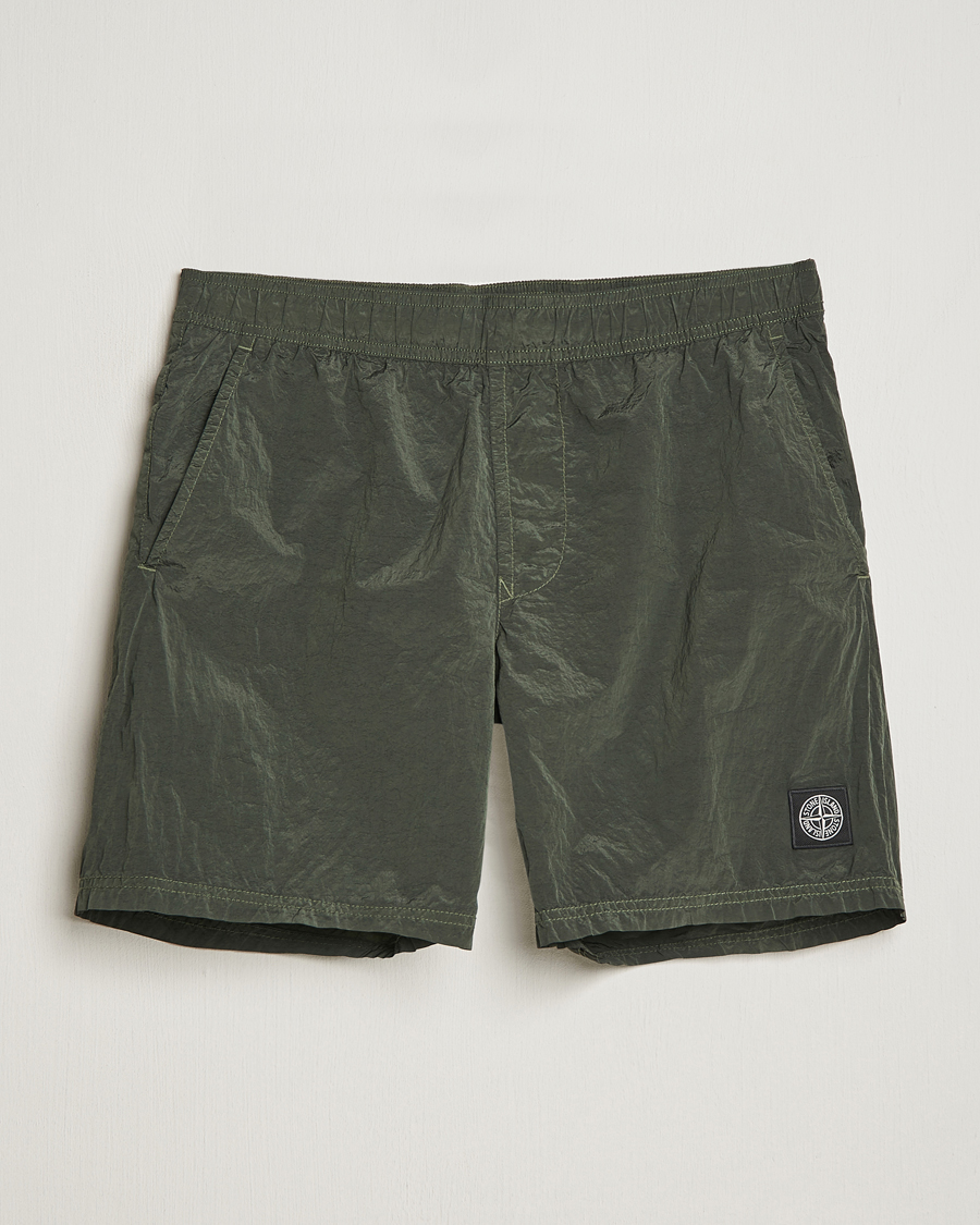 Herr | Badbyxor | Stone Island | Nylon Metal Econyl Swimshorts Musk