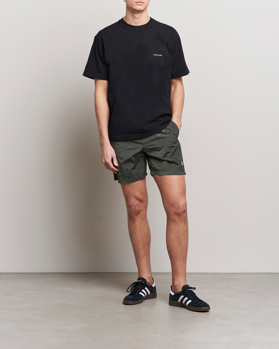Herr | Badbyxor | Stone Island | Nylon Metal Econyl Swimshorts Musk