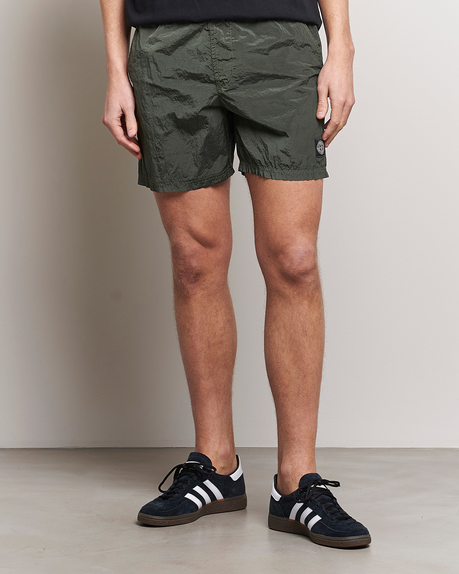 Herr | Badbyxor | Stone Island | Nylon Metal Econyl Swimshorts Musk