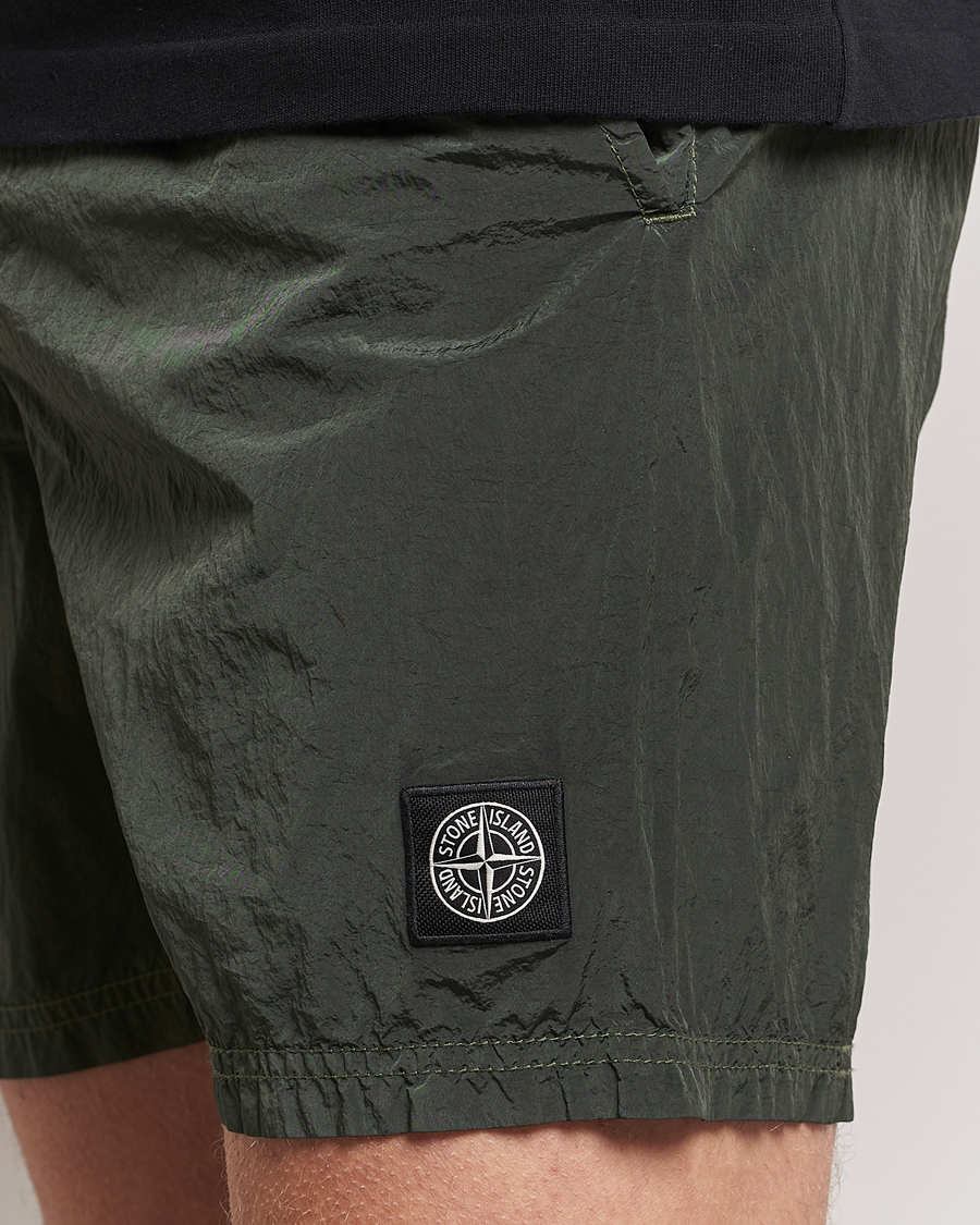 Herr | Badbyxor | Stone Island | Nylon Metal Econyl Swimshorts Musk
