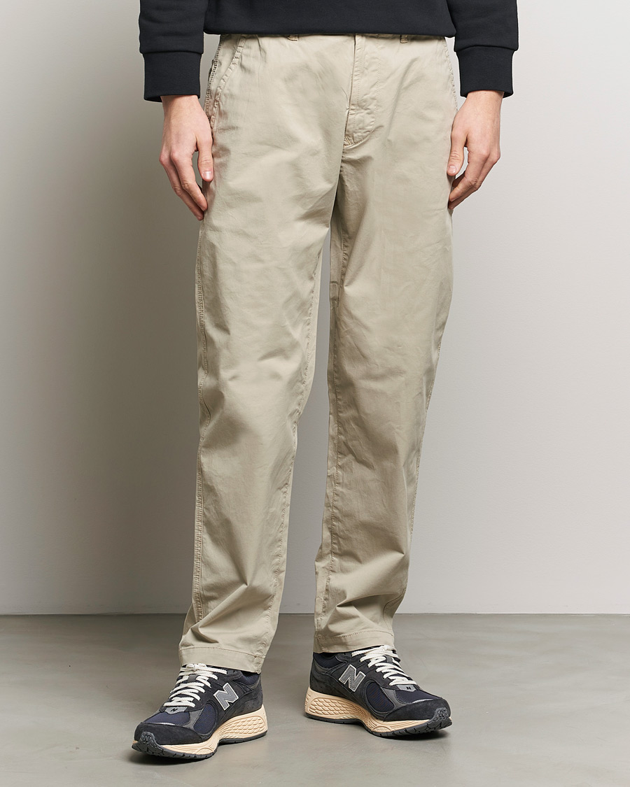 Herr | Stone Island | Stone Island | Supima Cotton Twill Stretch Pants Sand