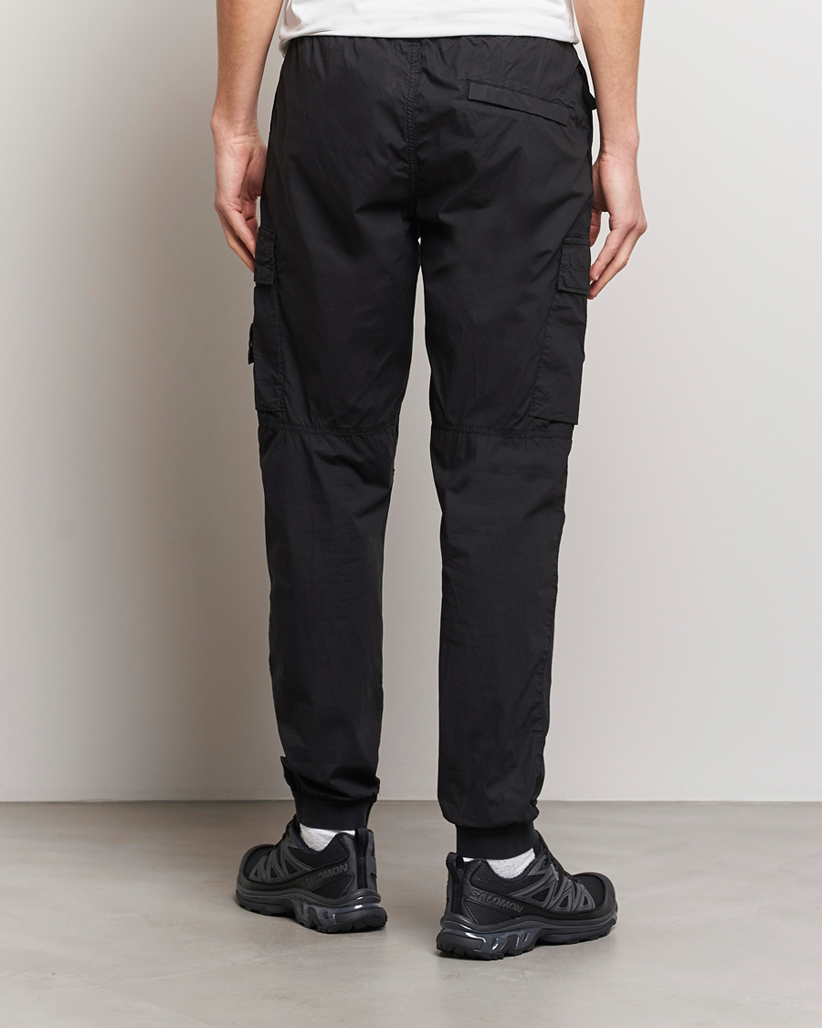Herr | Byxor | Stone Island | Garment Dyed Drawsting Cargo Pants Black