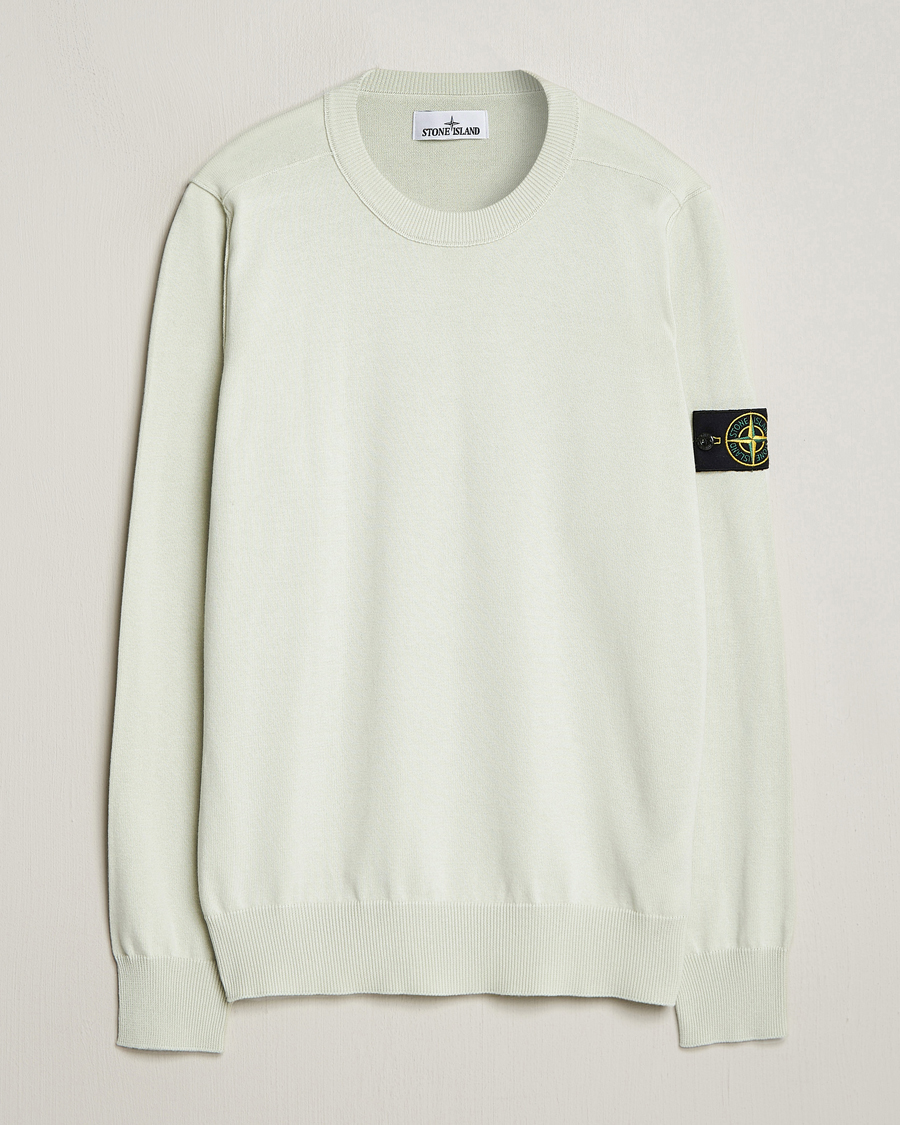 Herr | Tröjor | Stone Island | Soft Organic Cotton Crew Neck Pistachio