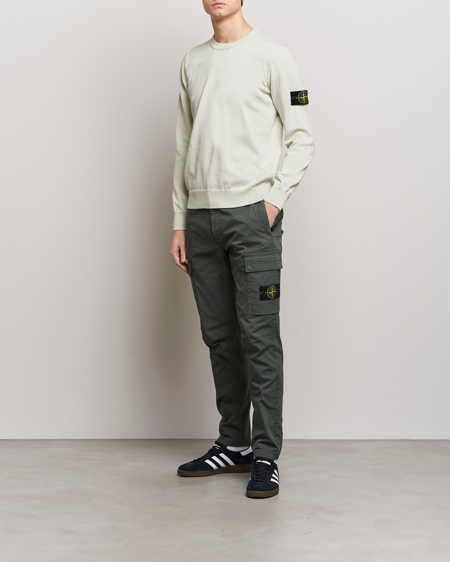 Herr | Tröjor | Stone Island | Soft Organic Cotton Crew Neck Pistachio