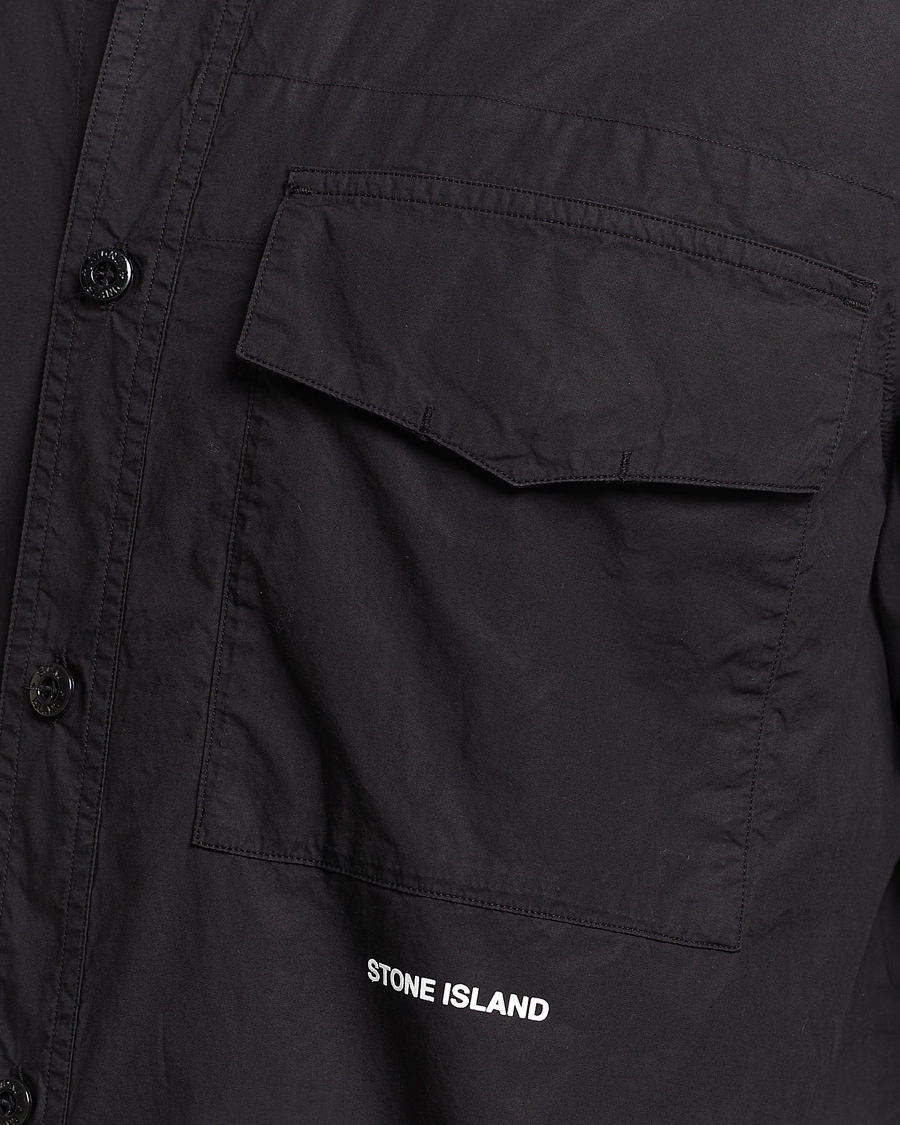 Herr | Skjortor | Stone Island | Light Cotton Shirt Black