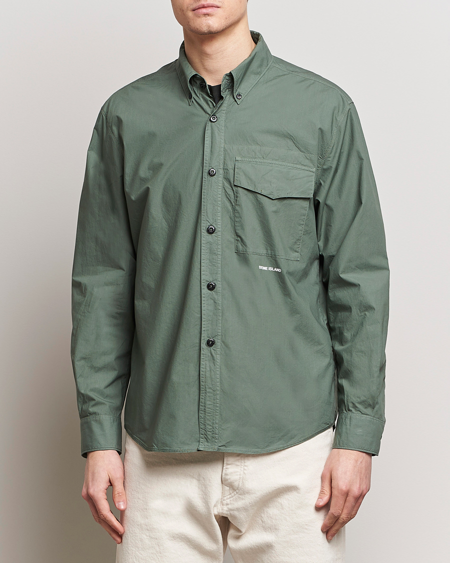 Herr | Skjortor | Stone Island | Light Cotton Shirt Musk