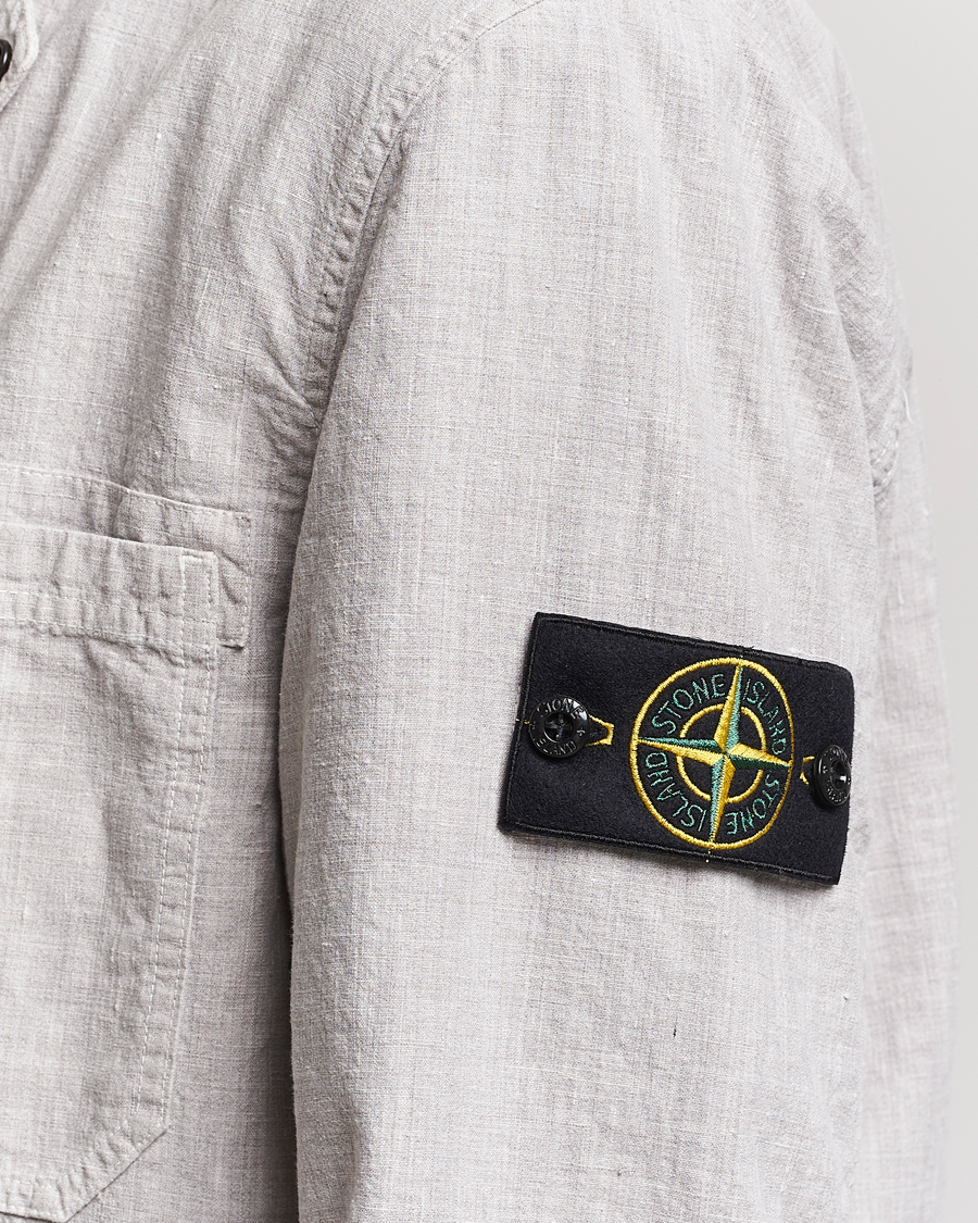 Herr | Kostymer | Stone Island | Linen Nylon Relaxed Suit Dove Grey