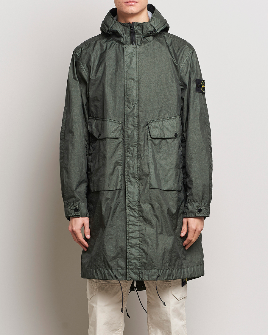 Herre | Stone Island | Stone Island | Membrana Fishtail Coat Musk