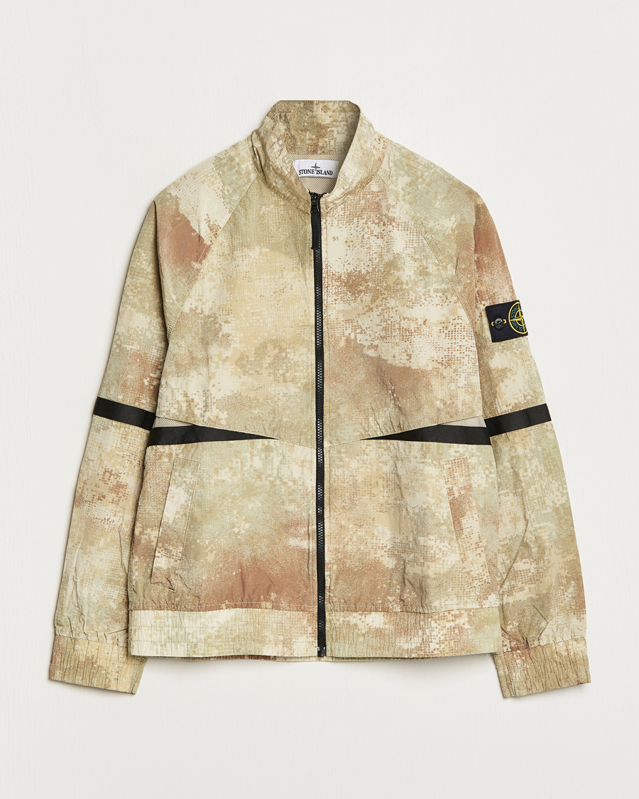 Herr | Jackor | Stone Island | Dissolving Grid Camo Short Jacket Natural Beige