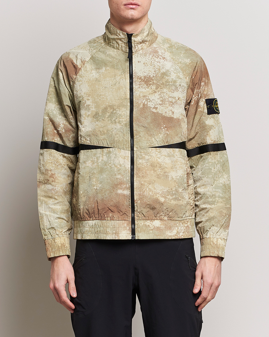 Herre | Tøj | Stone Island | Dissolving Grid Camo Short Jacket Natural Beige