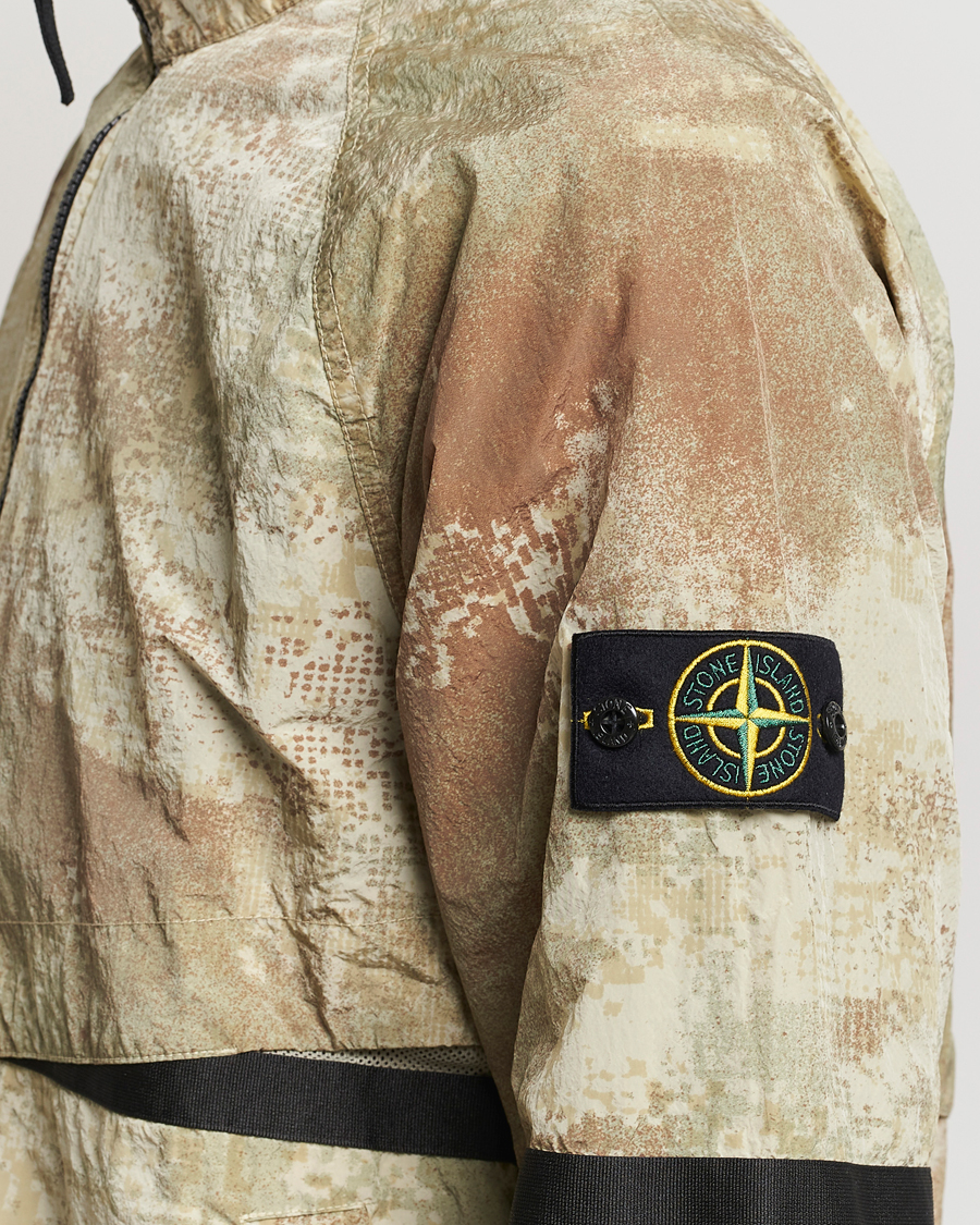 Herr | Jackor | Stone Island | Dissolving Grid Camo Short Jacket Natural Beige