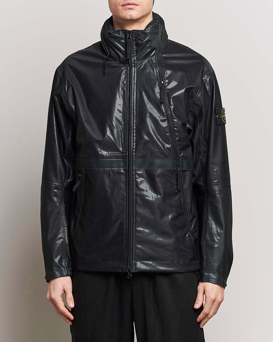 Herr | Contemporary Creators | Stone Island | Metallic Run Proof Nylon Jacket Cobalt Blue