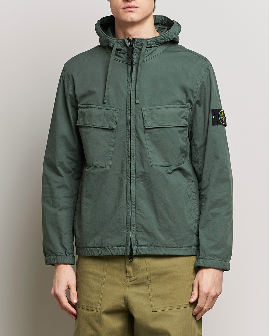 Herr | Casual jackor | Stone Island | Supima Cotton Hooded Jacket Musk