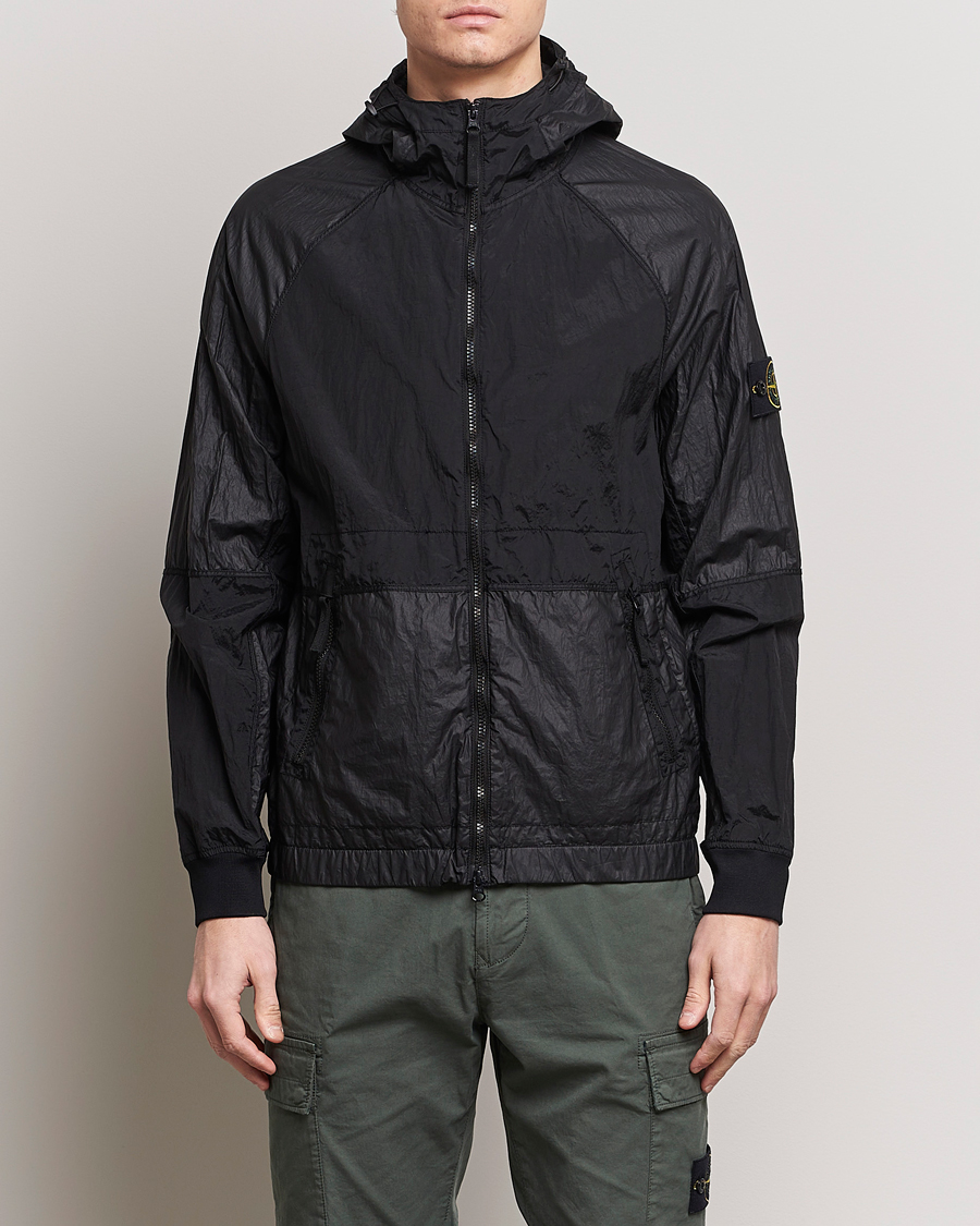 Herre | Tøj | Stone Island | Nylon Metal Hooded Jacket Black