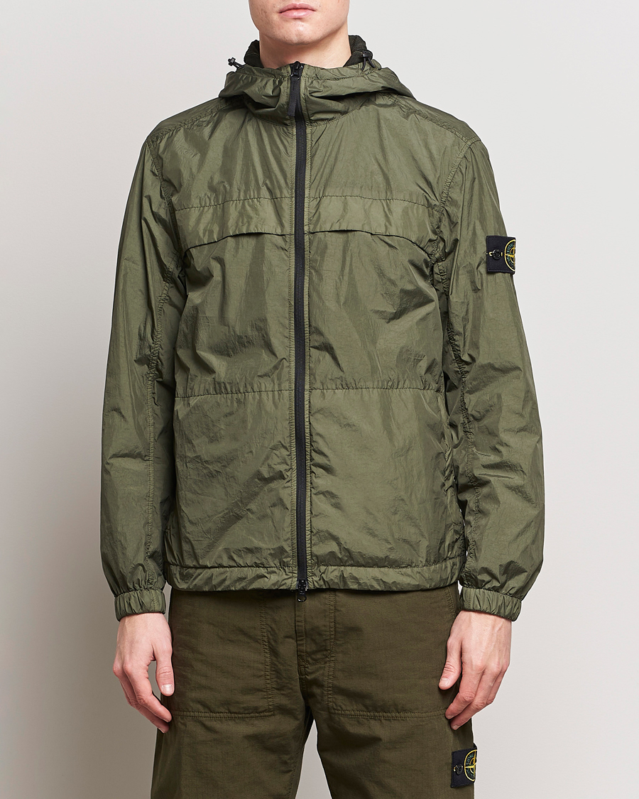 Herr | Jackor | Stone Island | Crinkle Reps Hooded Jacket Musk
