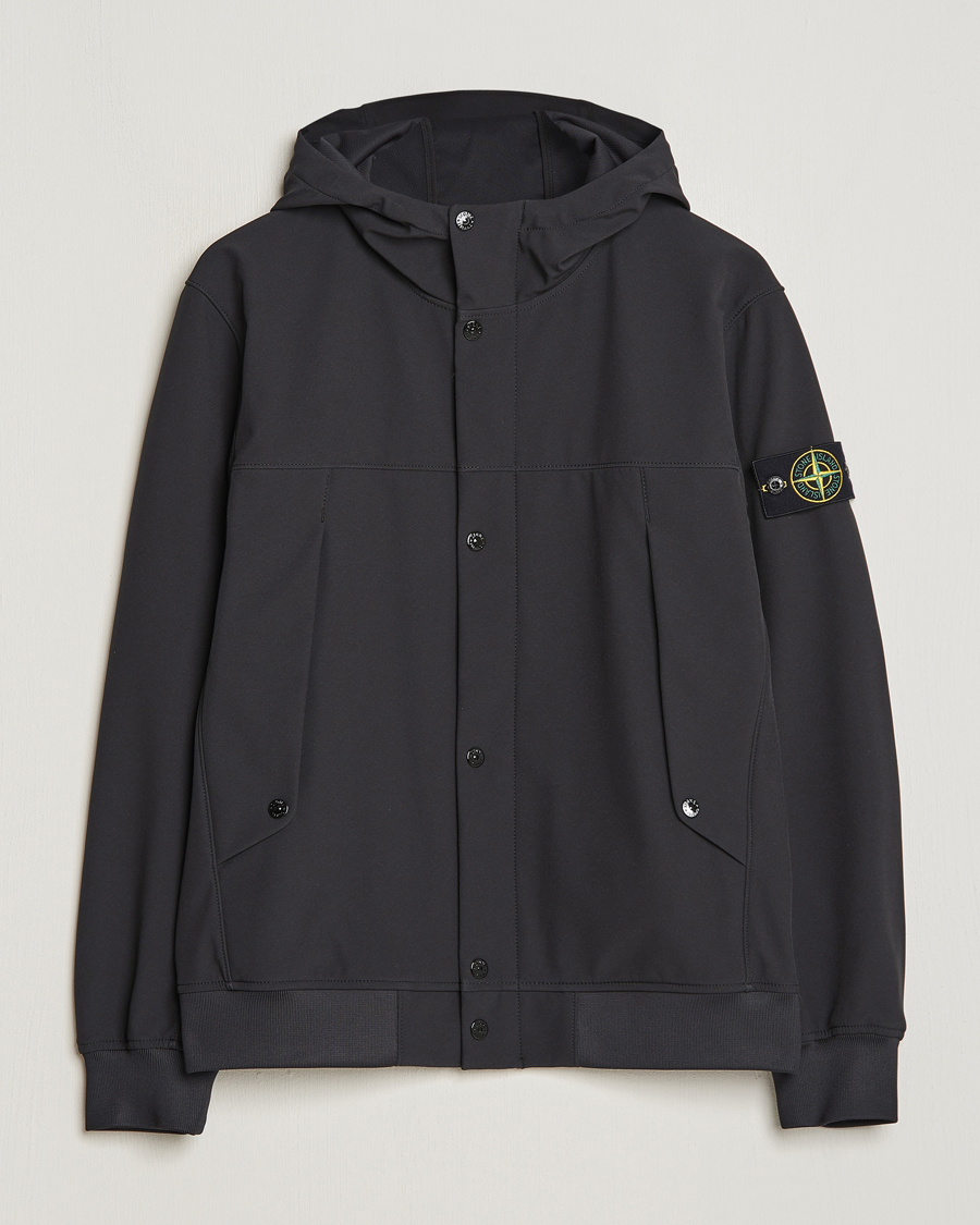Herr | Jackor | Stone Island | Light Soft Shell Jacket Black