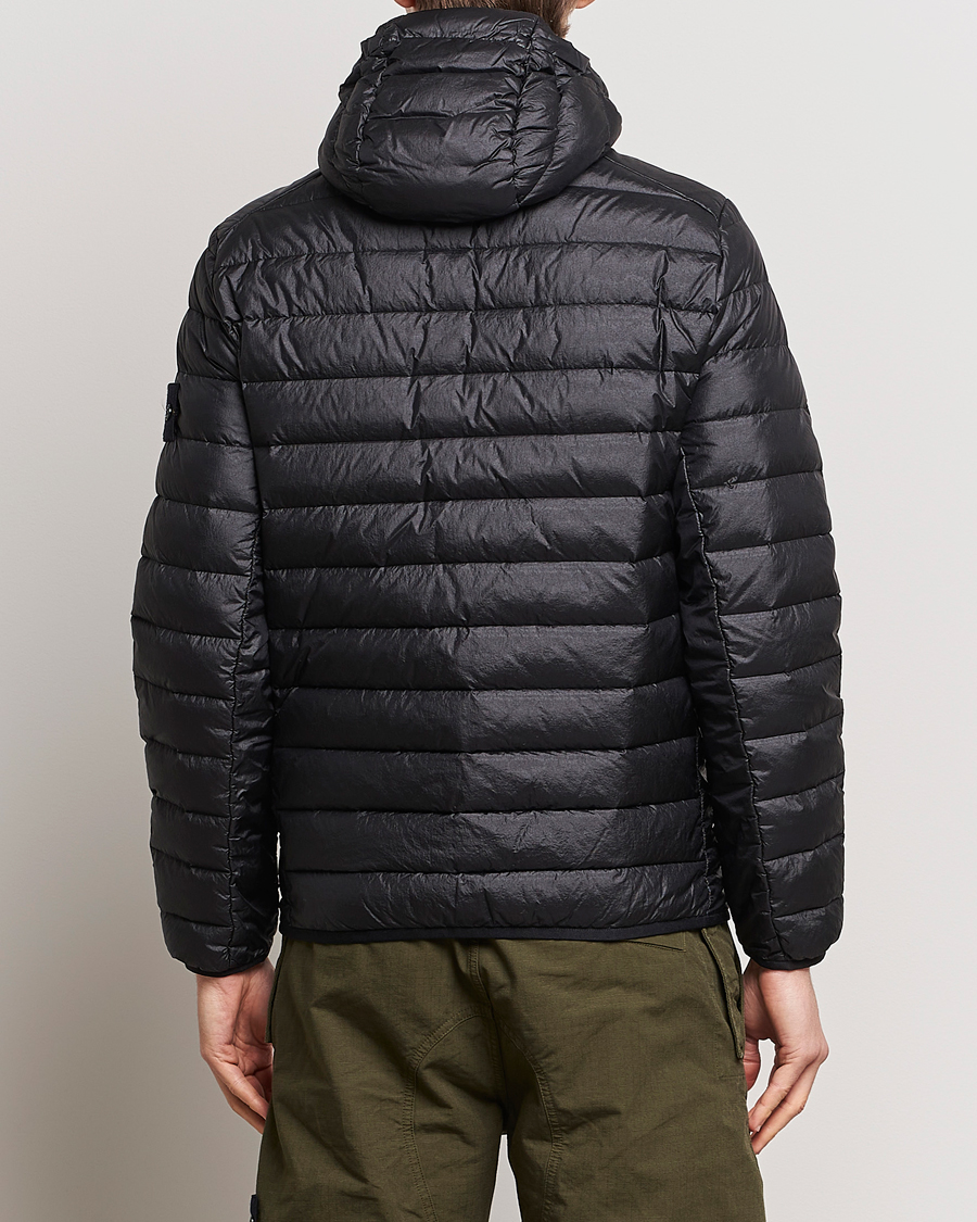 Herr | Jackor | Stone Island | R-Nylon Hooded Down Jacket Black