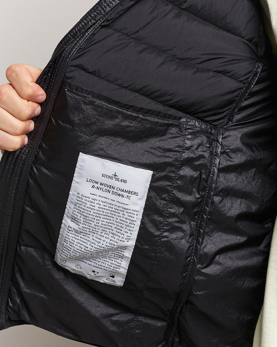 Herr | Jackor | Stone Island | R-Nylon Hooded Down Jacket Black