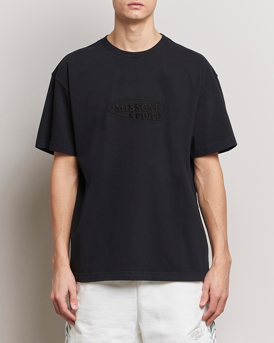 Herr | Missoni | Missoni | SPORT Short Sleeve T-Shirt Black