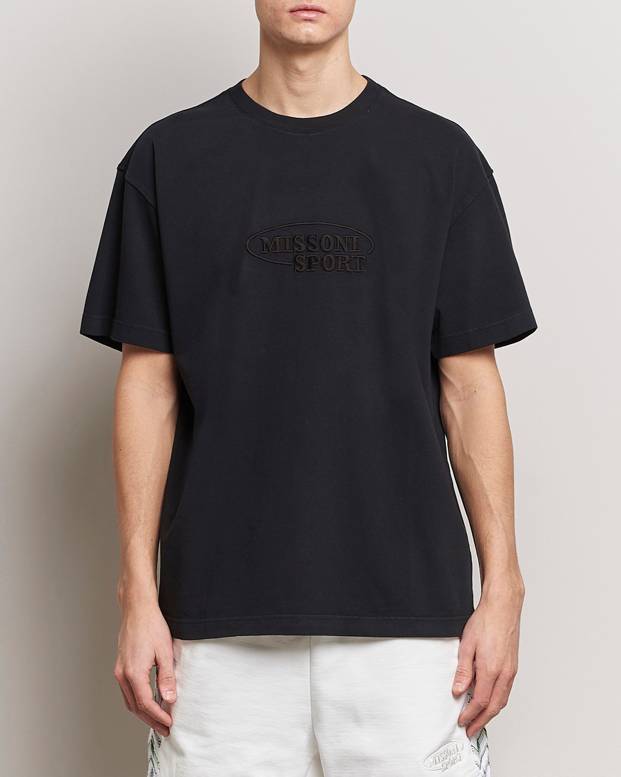 Herr | Italian Department | Missoni | SPORT Short Sleeve T-Shirt Black