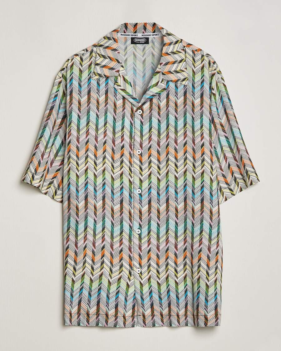 Herr | Skjortor | Missoni | SPORT Short Sleeve Shirt White/Multi