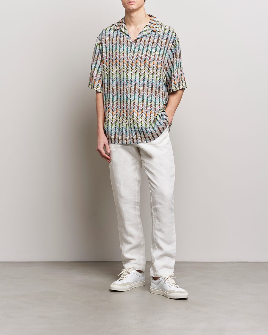 Herr | Skjortor | Missoni | SPORT Short Sleeve Shirt White/Multi