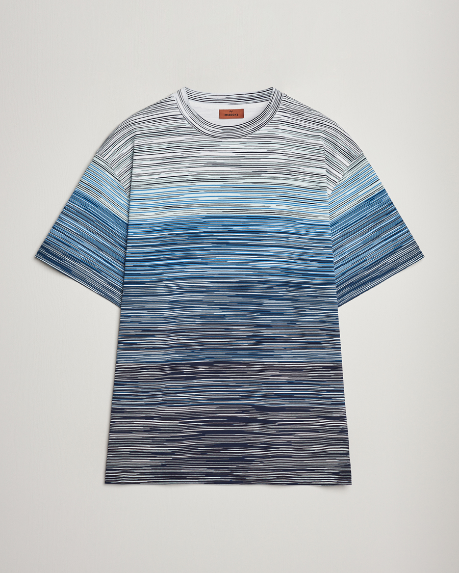 Herr | T-Shirts | Missoni | Space Dyed T-Shirt Blue