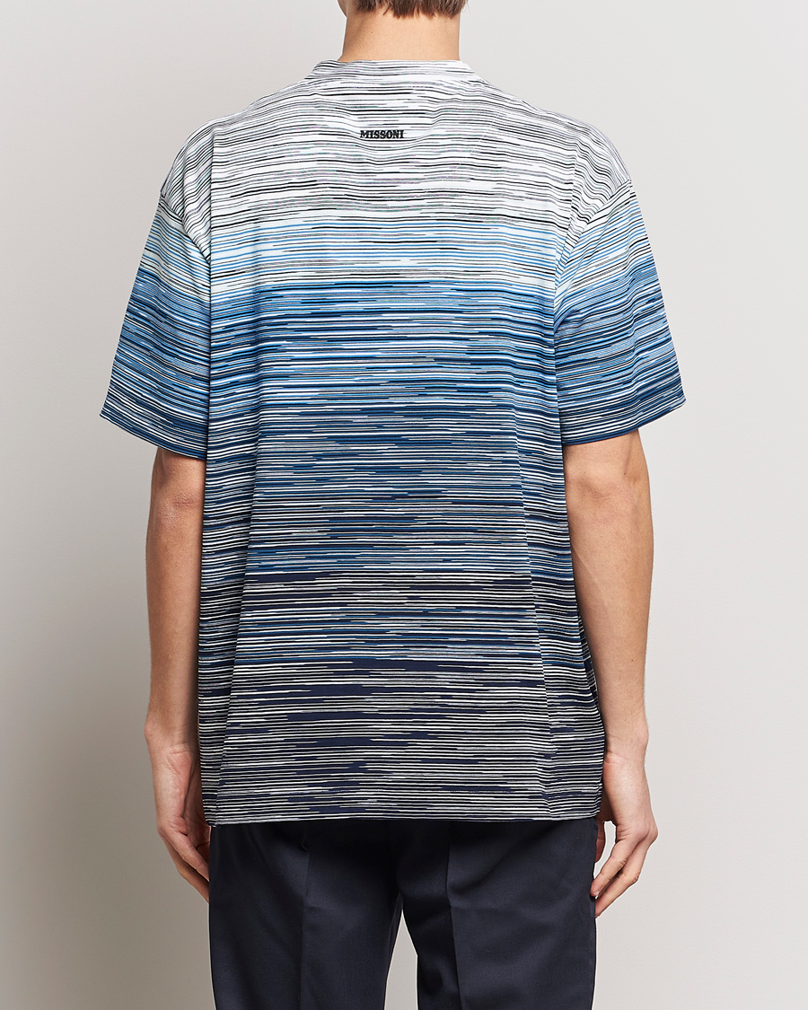 Herr | T-Shirts | Missoni | Space Dyed T-Shirt Blue