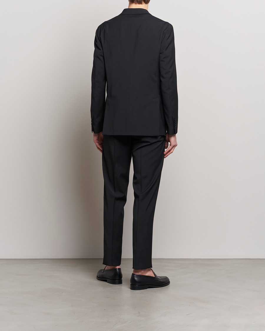 Herr |  | Lardini | Travellers Soft Wool Suit Black