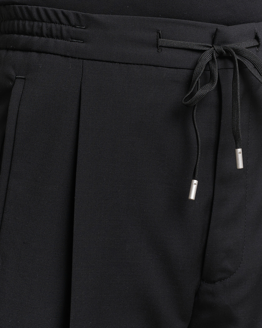 Herr | Kostymer | Lardini | Travellers Soft Wool Suit Black