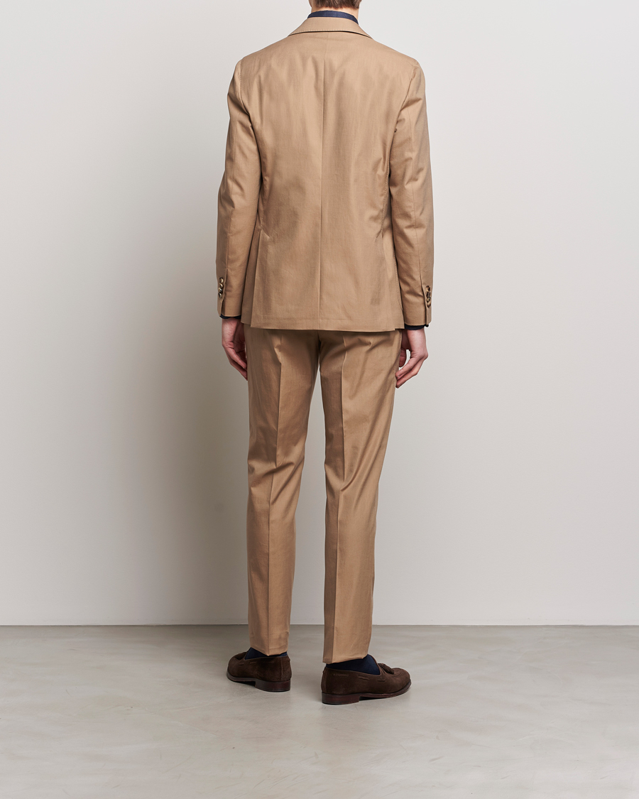 Herr | Lardini | Lardini | Solaro Cotton Suit Light Brown