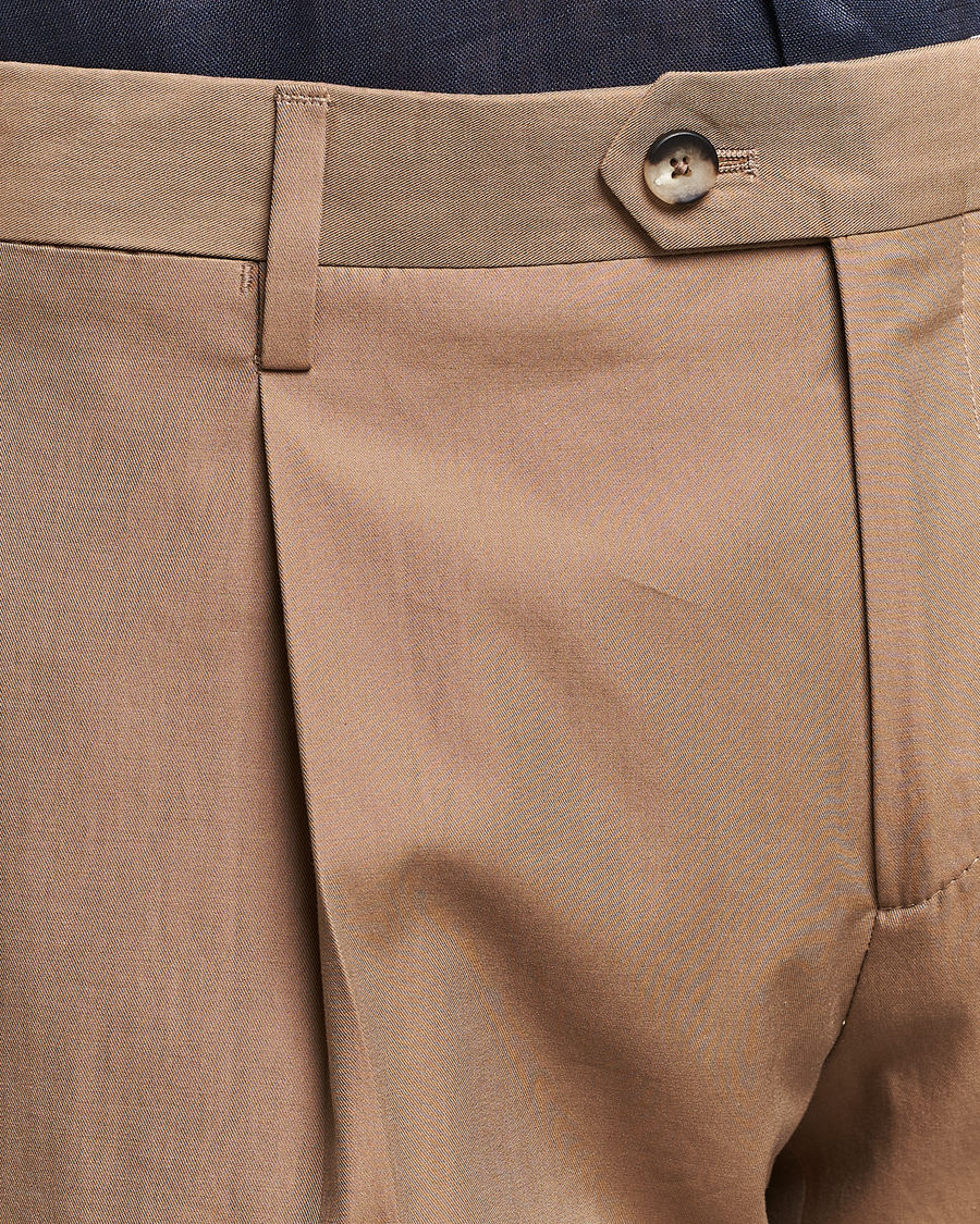 Herr | Kostymer | Lardini | Solaro Cotton Suit Light Brown