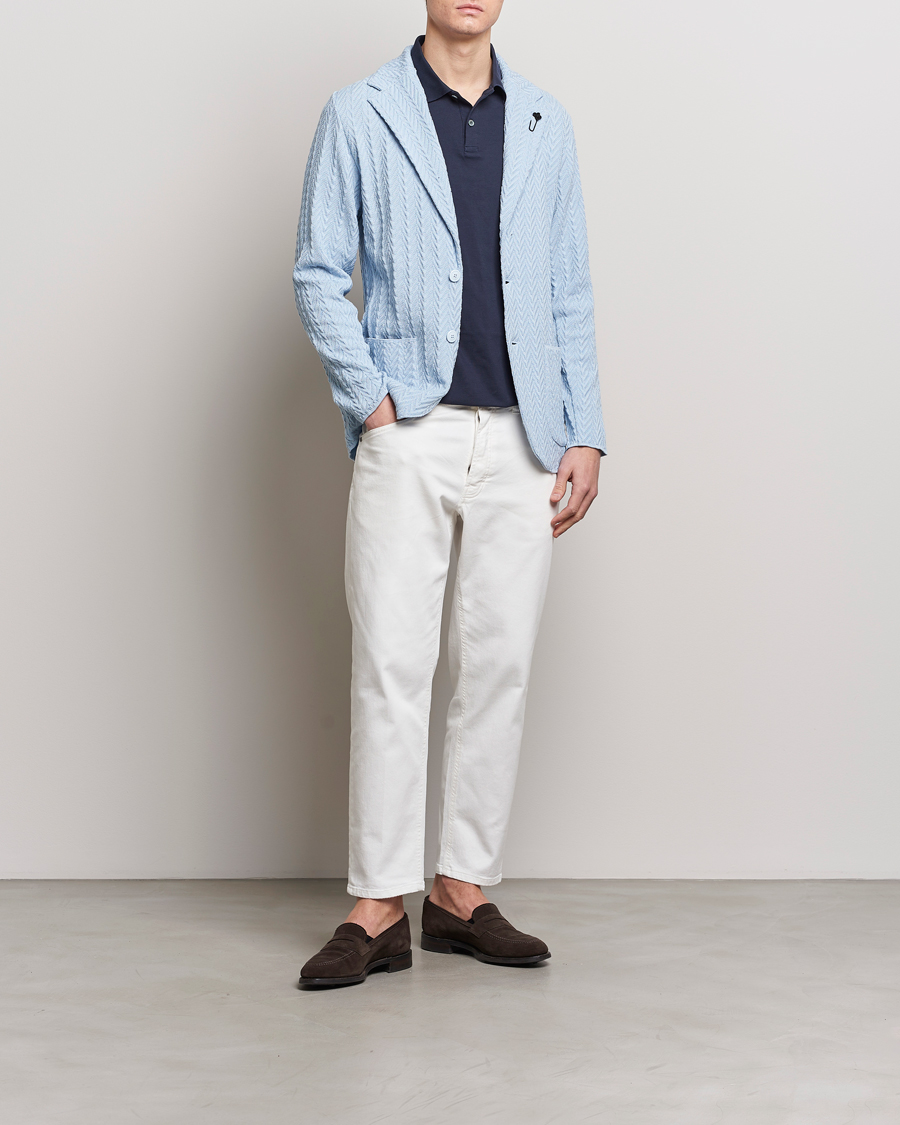 Herr | Jeans | Lardini | Ione Loose Fit Denim White