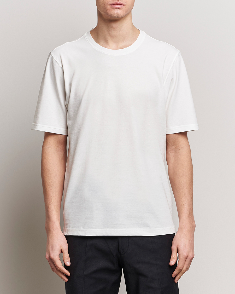 Herr | Kortärmade t-shirts | Lardini | Ice Cotton T-Shirt White