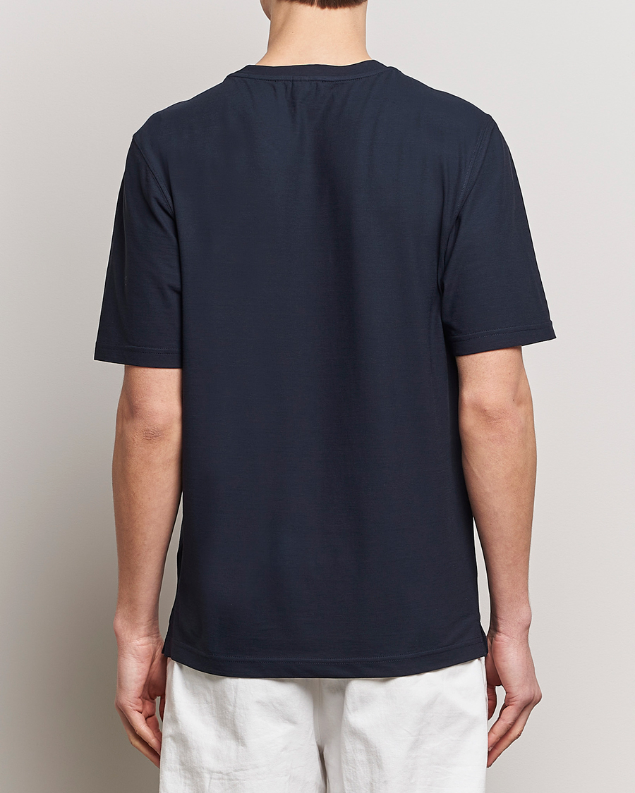 Herr | T-Shirts | Lardini | Ice Cotton T-Shirt Navy