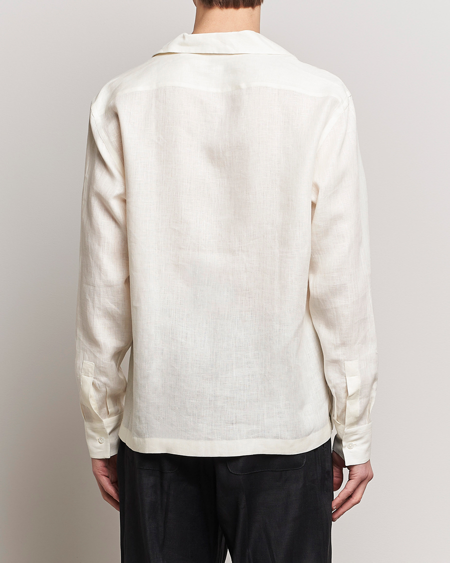 Herr | Skjortor | Lardini | Klop Linen Shirt Off White