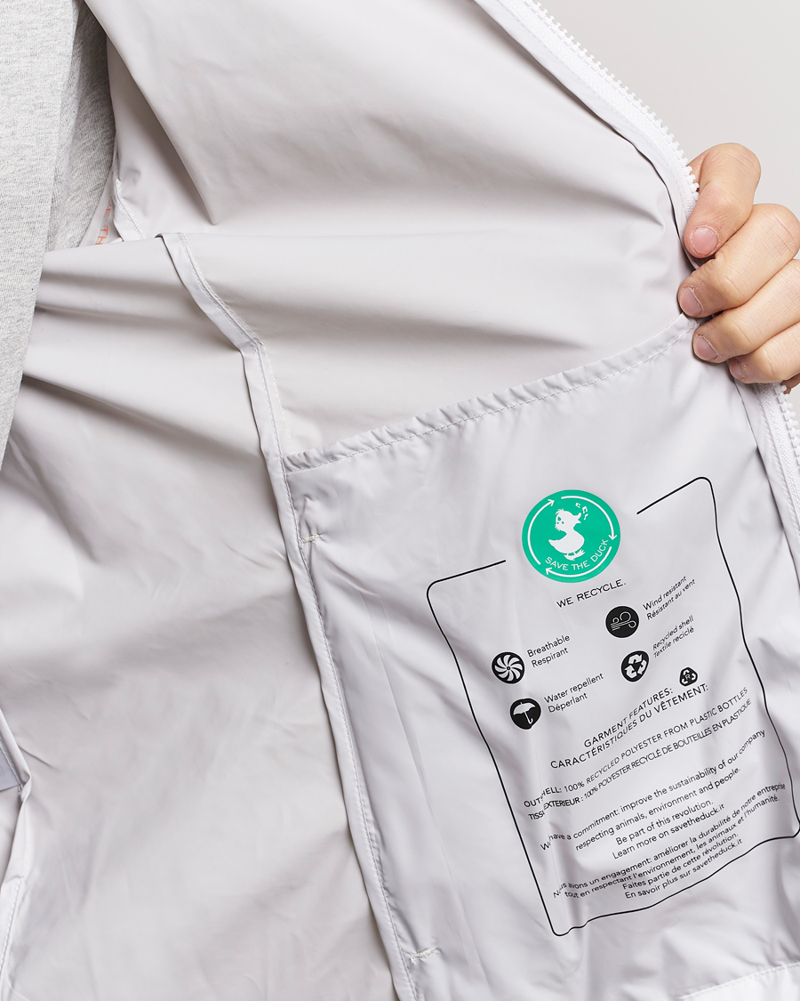 Herr | Jackor | Save The Duck | Zayn Lightweight Recycled Water Repellent Jacket White