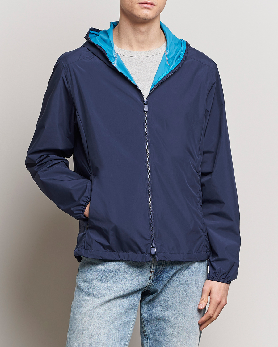 Herr | Klassiska jackor | Save The Duck | Zayn Lightweight Recycled Water Repellent Jacket Navy