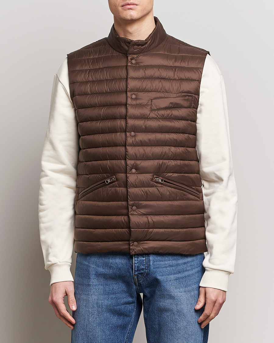 Herr | Höstjackor | Save The Duck | Aiko Lightweigt Padded Vest Soil Brown