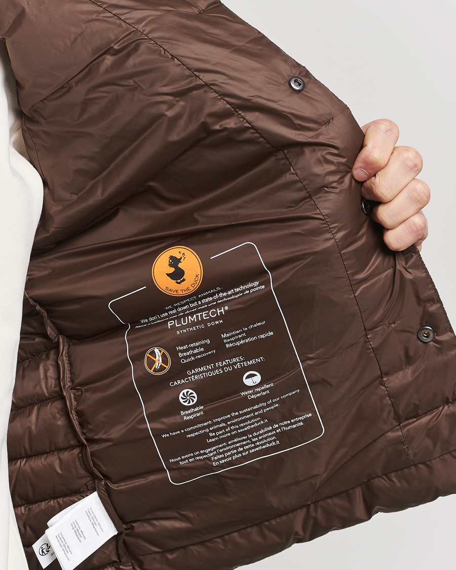 Herr | Jackor | Save The Duck | Aiko Lightweigt Padded Vest Soil Brown