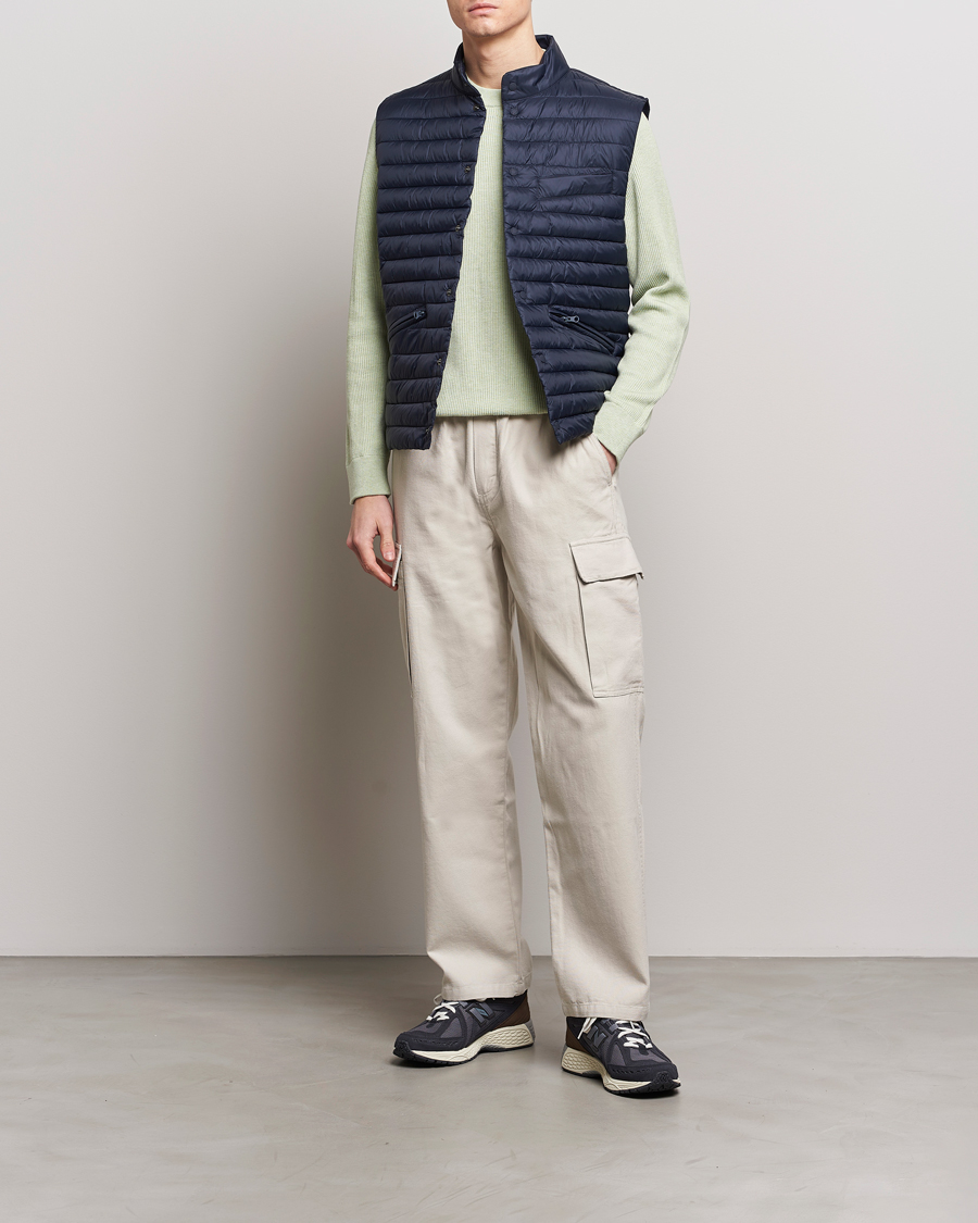 Herr | Jackor | Save The Duck | Aiko Lightweigt Padded Vest Blue Black