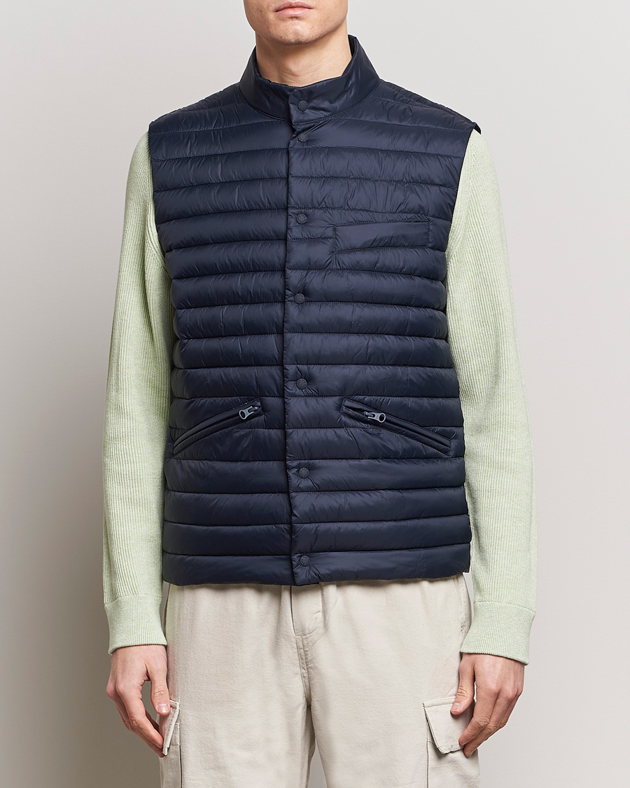 Herr | Jackor | Save The Duck | Aiko Lightweigt Padded Vest Blue Black