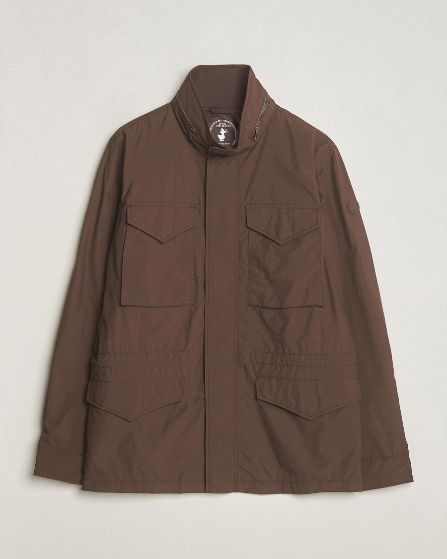 Herr | Jackor | Save The Duck | Mako Water Repellent Nylon Field Jacket Soil Brown