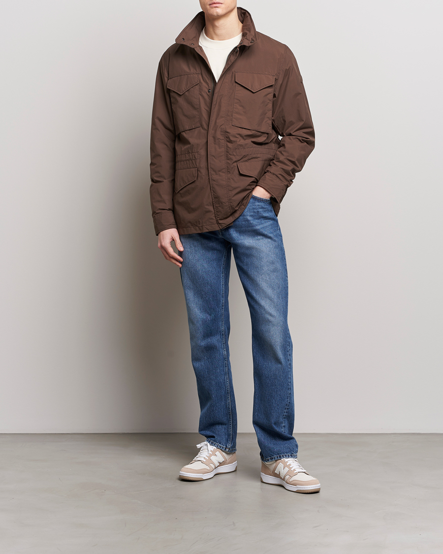 Herr | Jackor | Save The Duck | Mako Water Repellent Nylon Field Jacket Soil Brown
