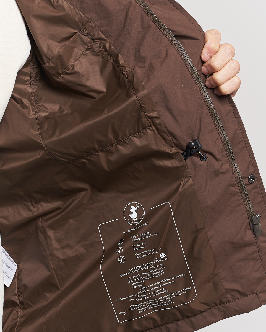 Herr | Jackor | Save The Duck | Mako Water Repellent Nylon Field Jacket Soil Brown