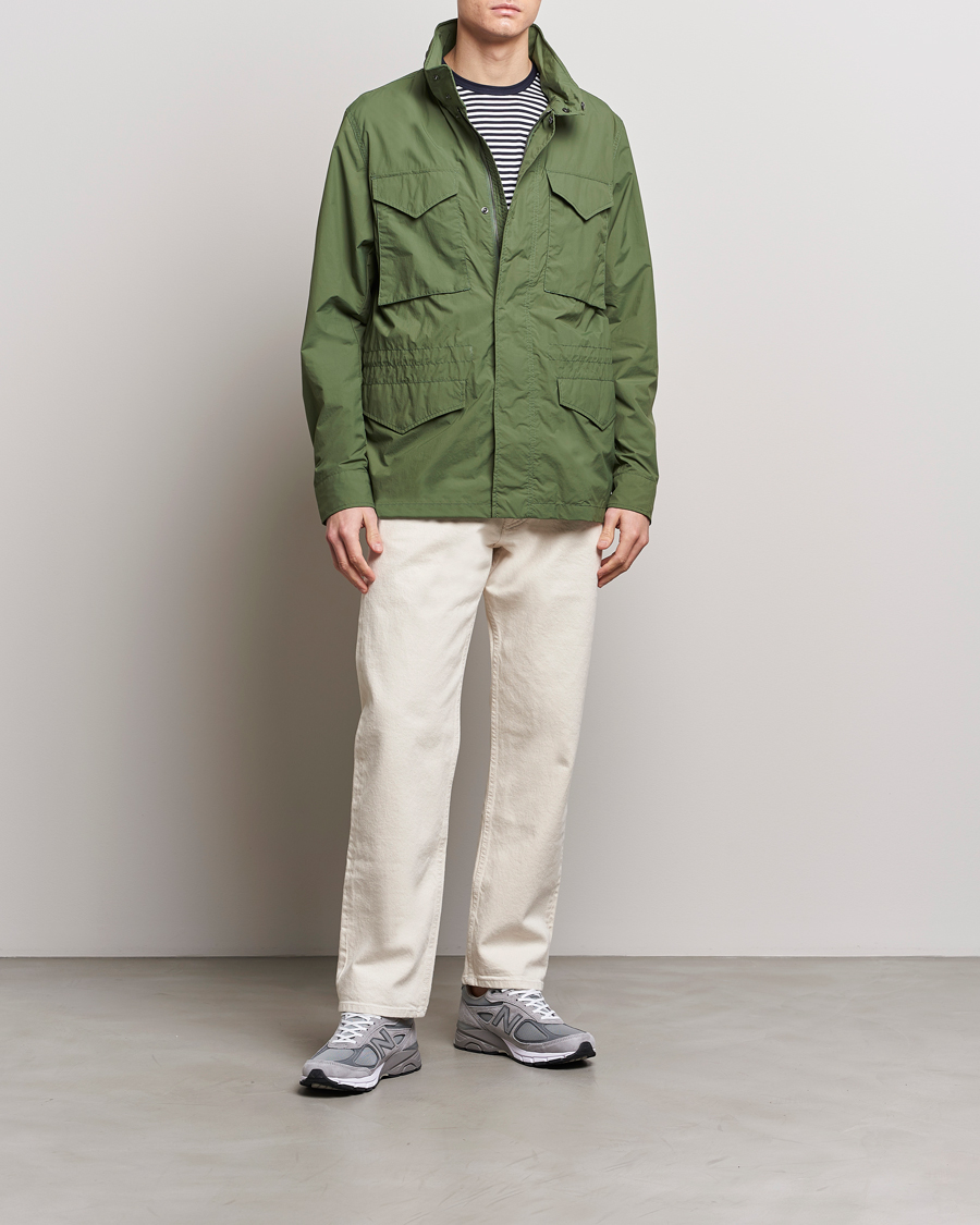 Herr | Jackor | Save The Duck | Mako Water Repellent Nylon Field Jacket Dusty Olive