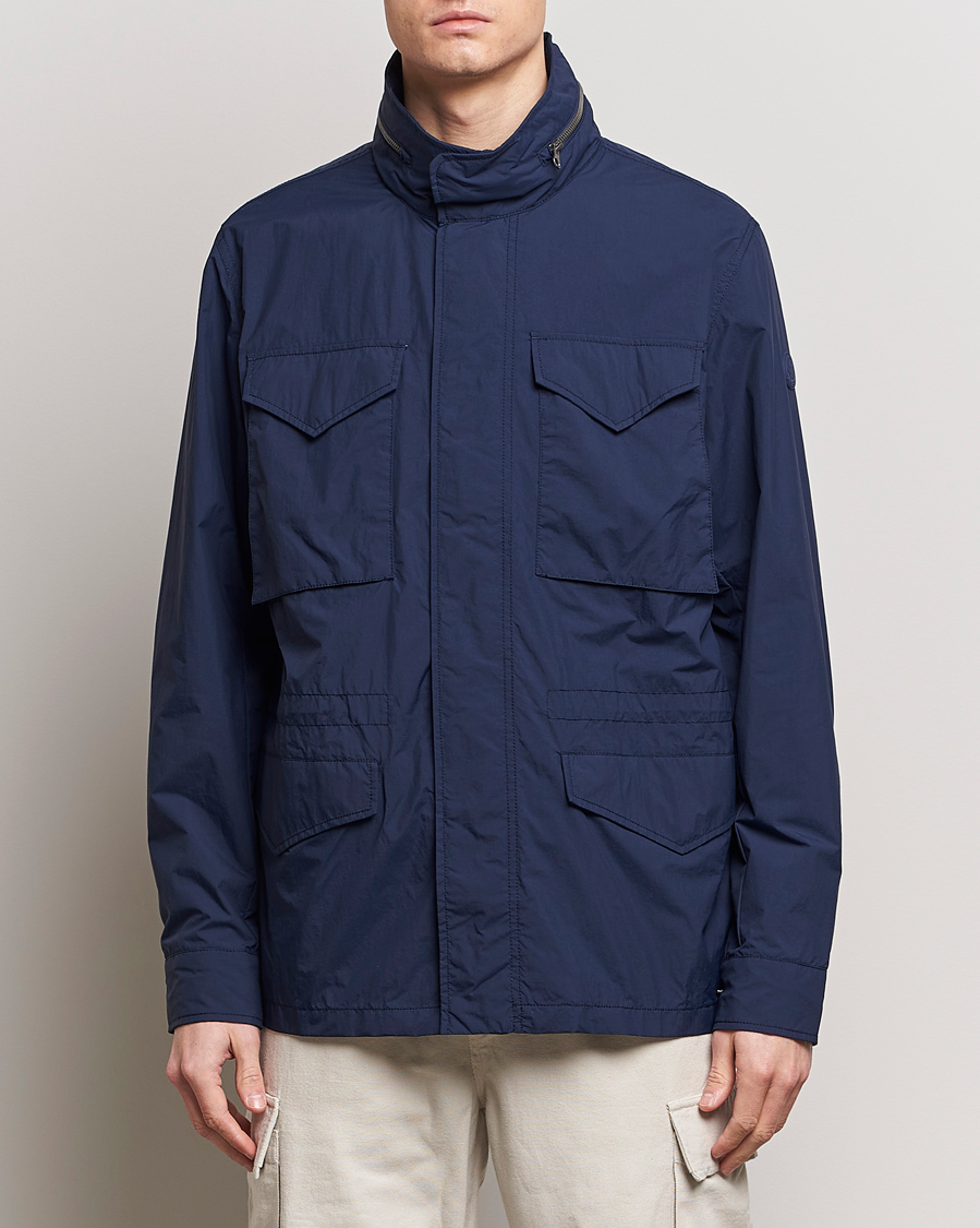 Herr | Kläder | Save The Duck | Mako Water Repellent Nylon Field Jacket Navy Blue