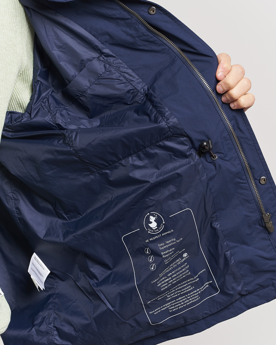 Herr | Jackor | Save The Duck | Mako Water Repellent Nylon Field Jacket Navy Blue