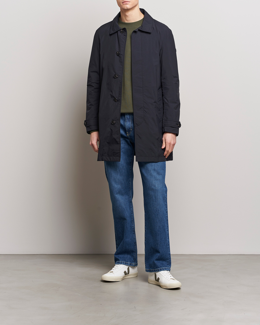 Herr | Jackor | Save The Duck | Rhys Water Repellent Nylon Coat Black