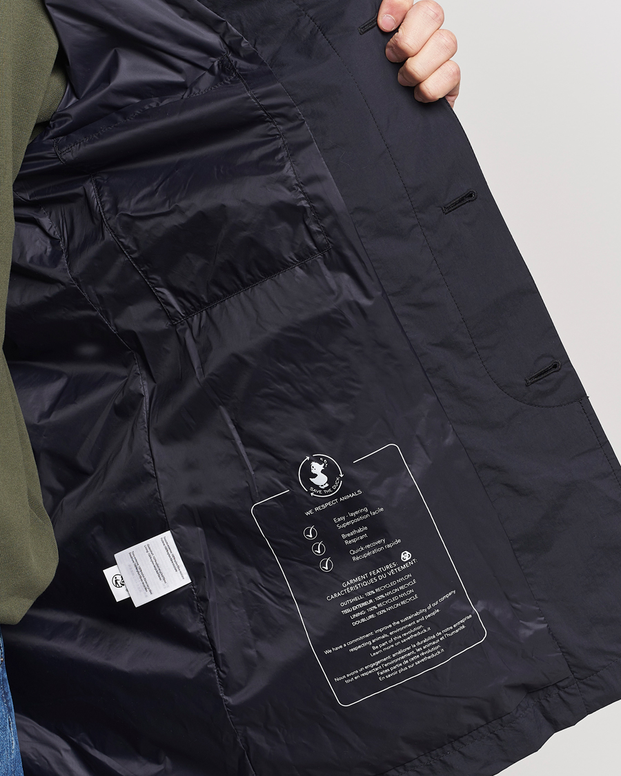 Herr | Jackor | Save The Duck | Rhys Water Repellent Nylon Coat Black